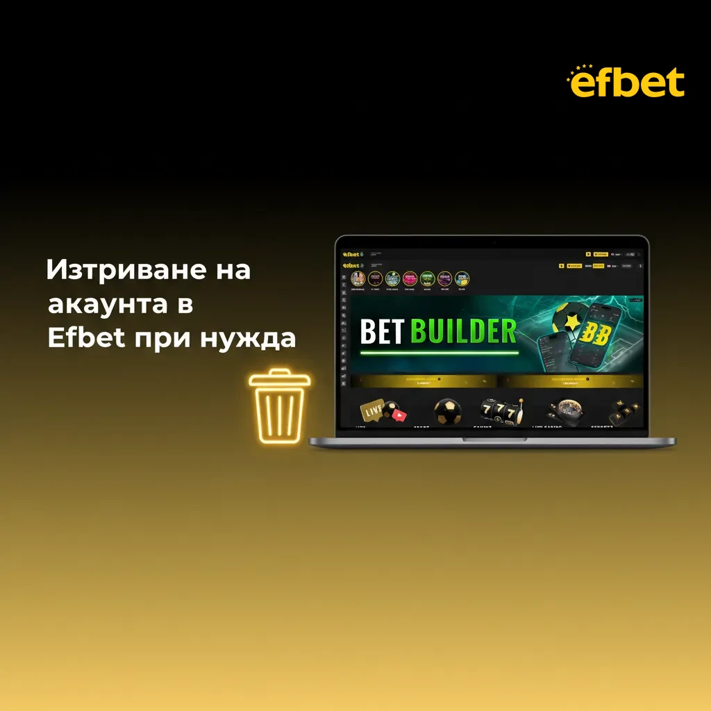 Efbet: закриване на акаунт — чат/имейл, ID проверка, изтегляне на средства, потвърждение; опции пауза и лимити.