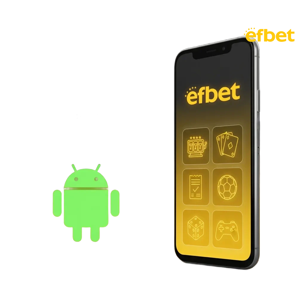 Efbet Android приложение – безплатно изтегляне за спортни залози и казино; бърза инсталация.